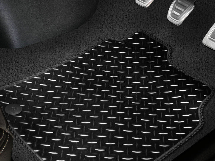 GCM Car Floor Mats For MG ZS EV (2021-2024) - Full Coverage, Anti-Slip, All-Weather Protection (Black Edging)